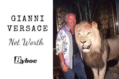 versace company value|gianni versace net worth.